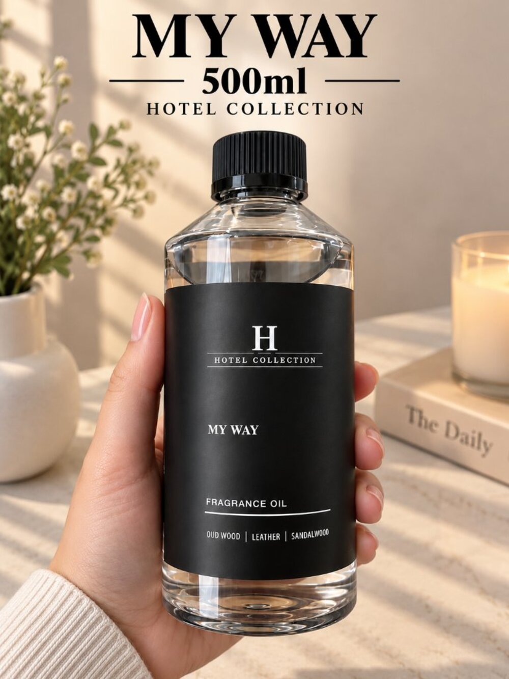 My Way 500ml Scented Diffuser Oil | 1 Hotel Miami Inspired | Home Fragrance